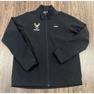 Patagonia Soft Shell Jacket Full Zip Men's Color Black Size XL LOGO